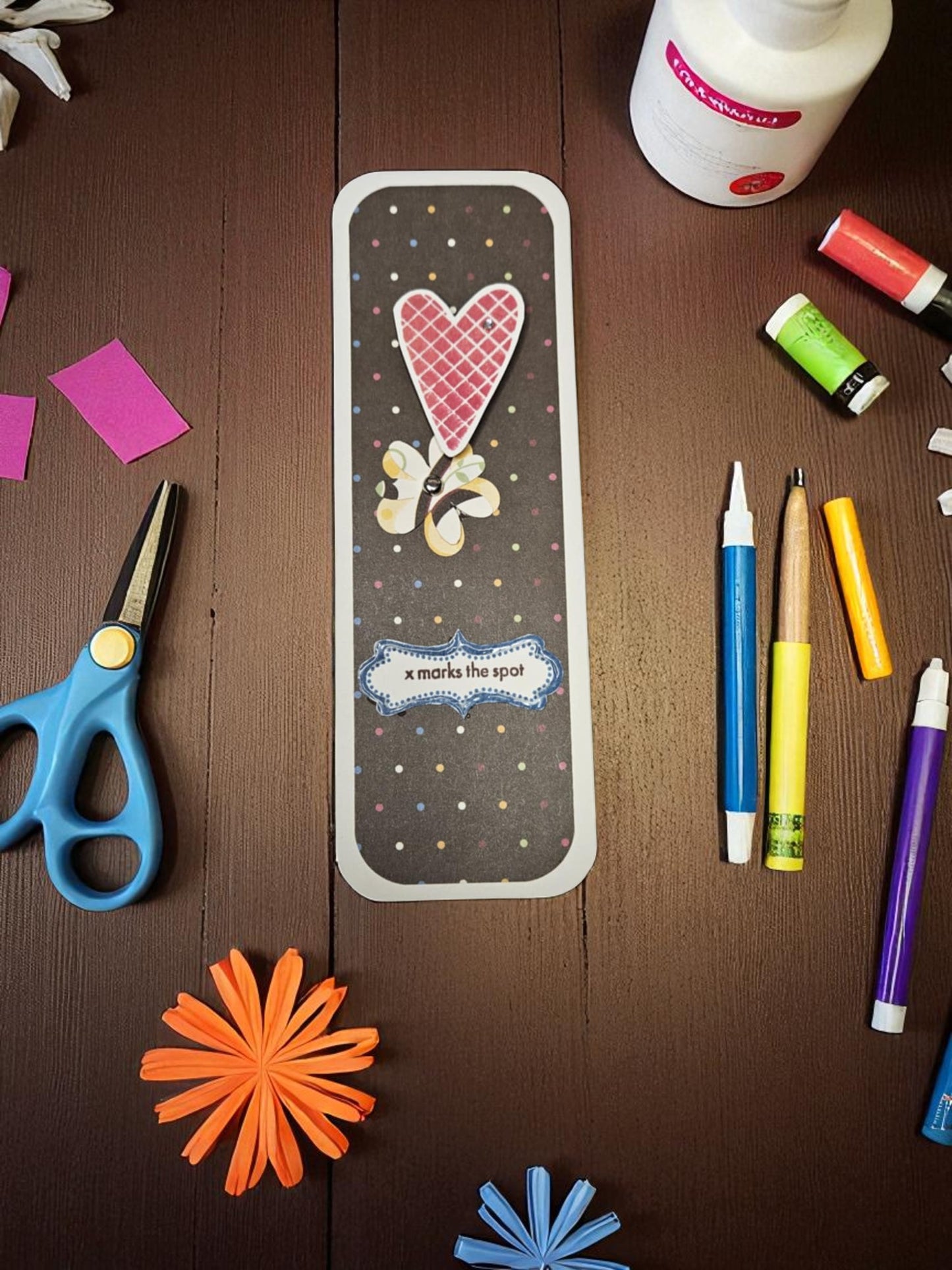 Paper embellishments for Crafts