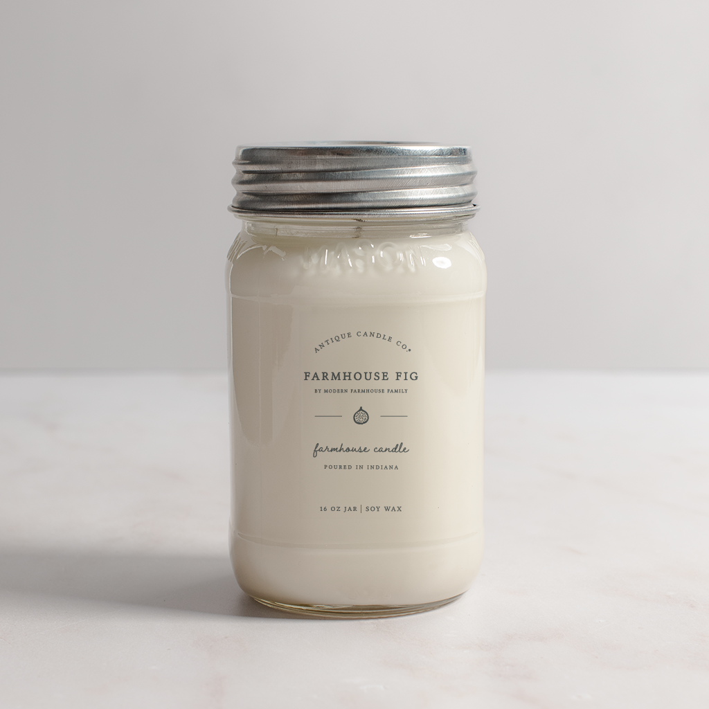 Farmhouse Fig - Soy Wax Mason Jar Candle