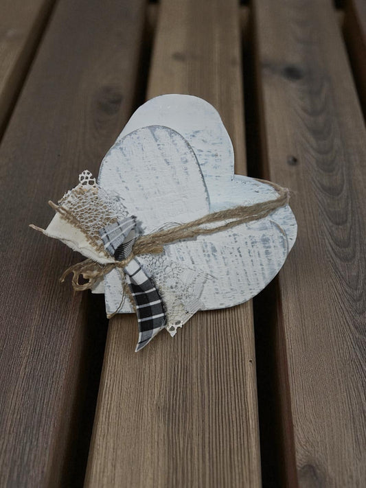 Rustic Wood Hearts