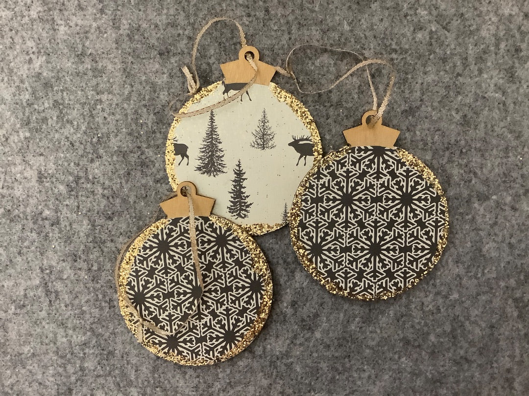 Wooden ornaments