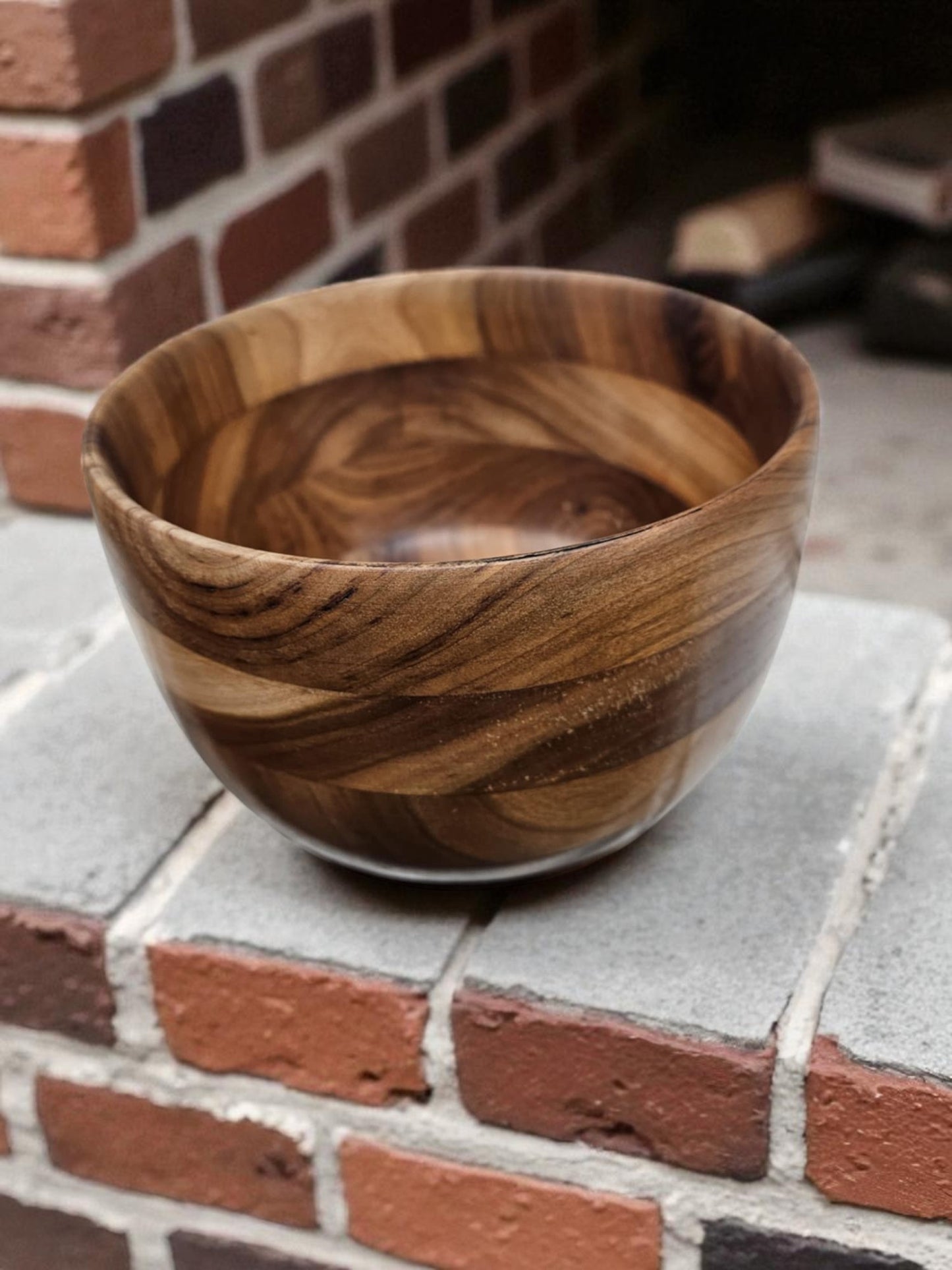 Lathed bowl