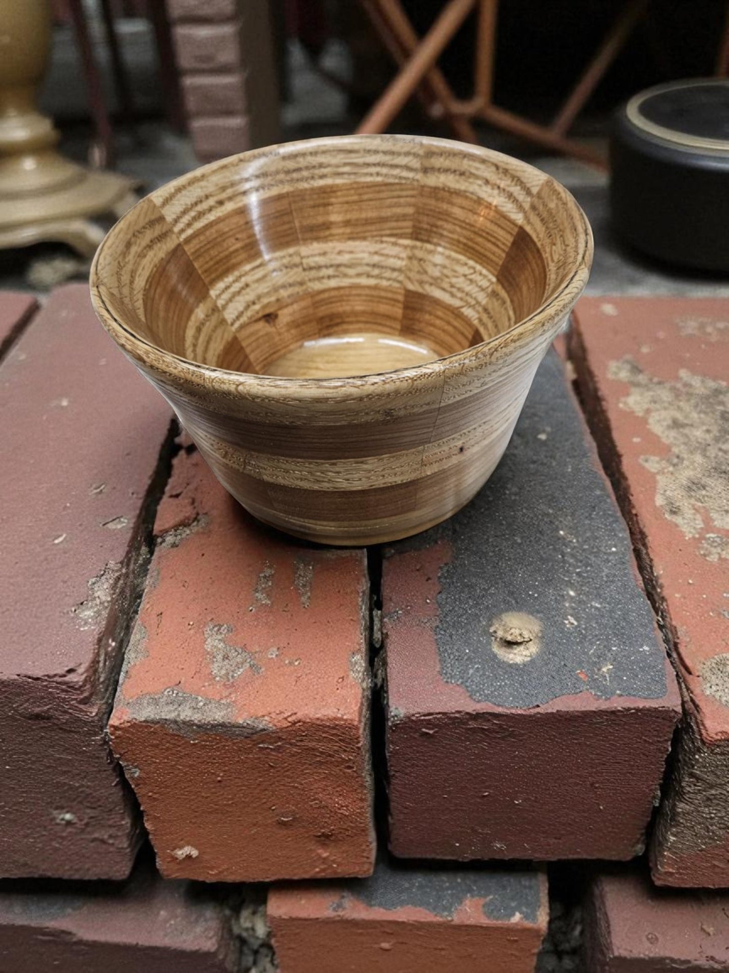 Lathed bowl