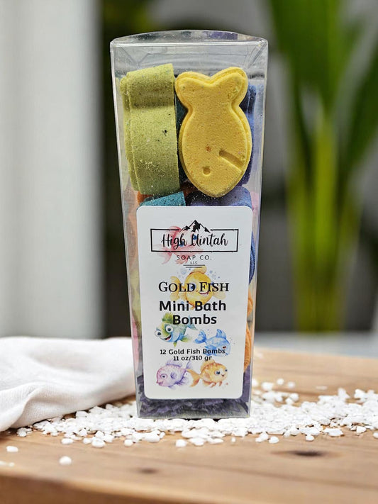 Gold Fish Box Bath bombs