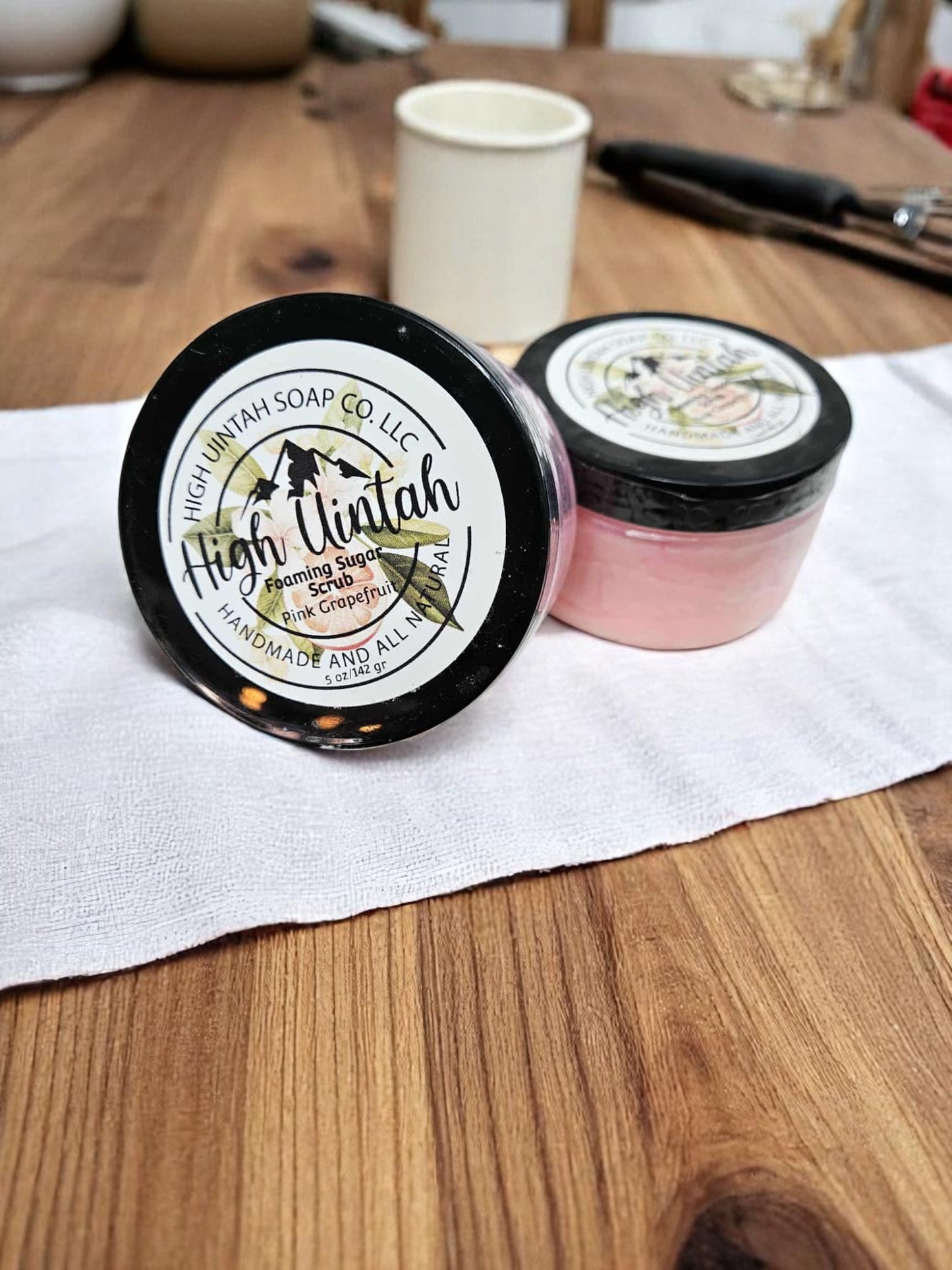 Foaming Sugar Scrubs