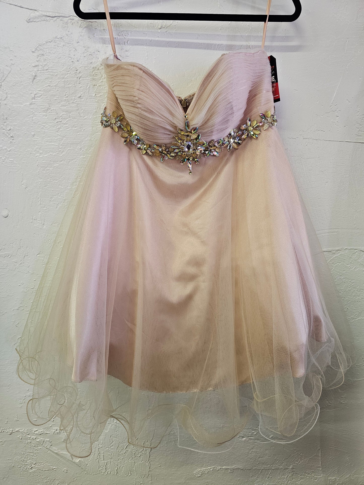 Champagne Homecoming Dress
