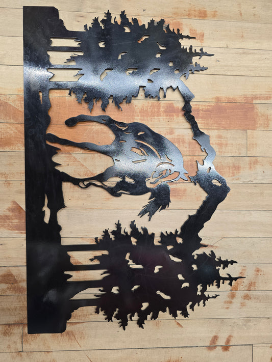 Horse metal cut out