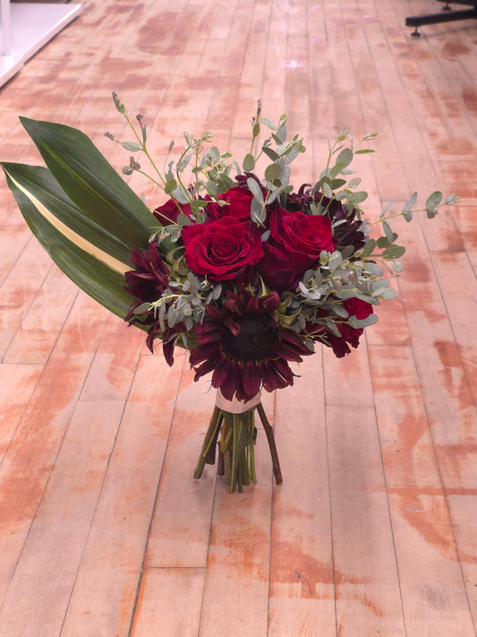 brown sunflower bouquet