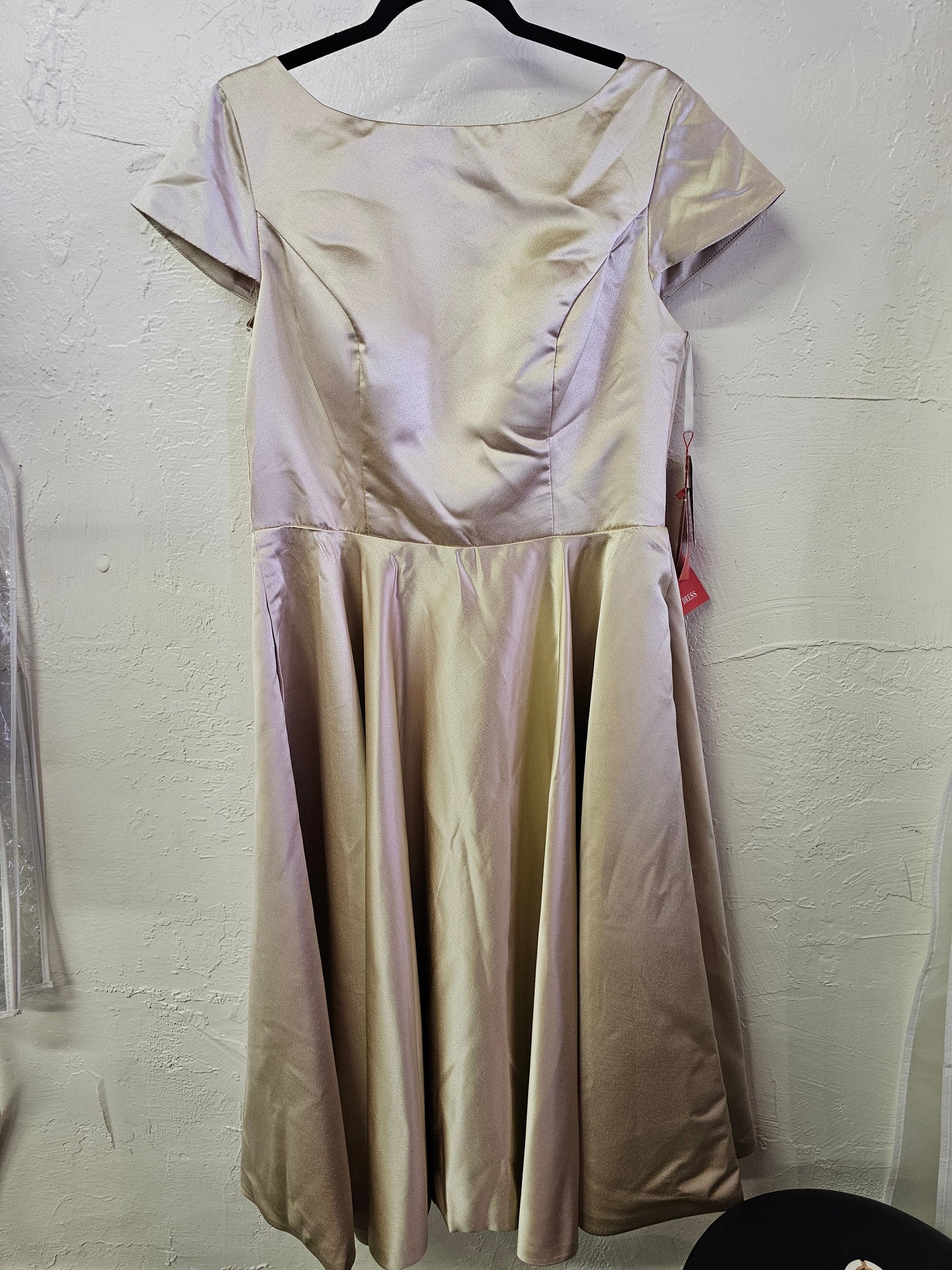 Satin, modest, bridesmaid dress