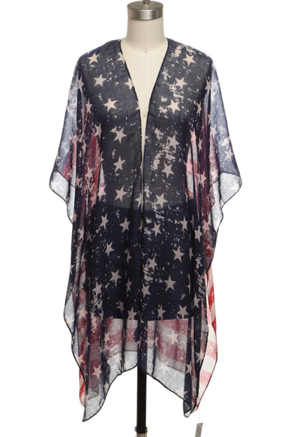 American Flag Kimono 1