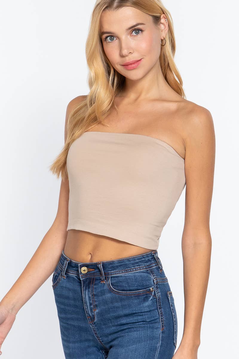 Fitted Crop Tube