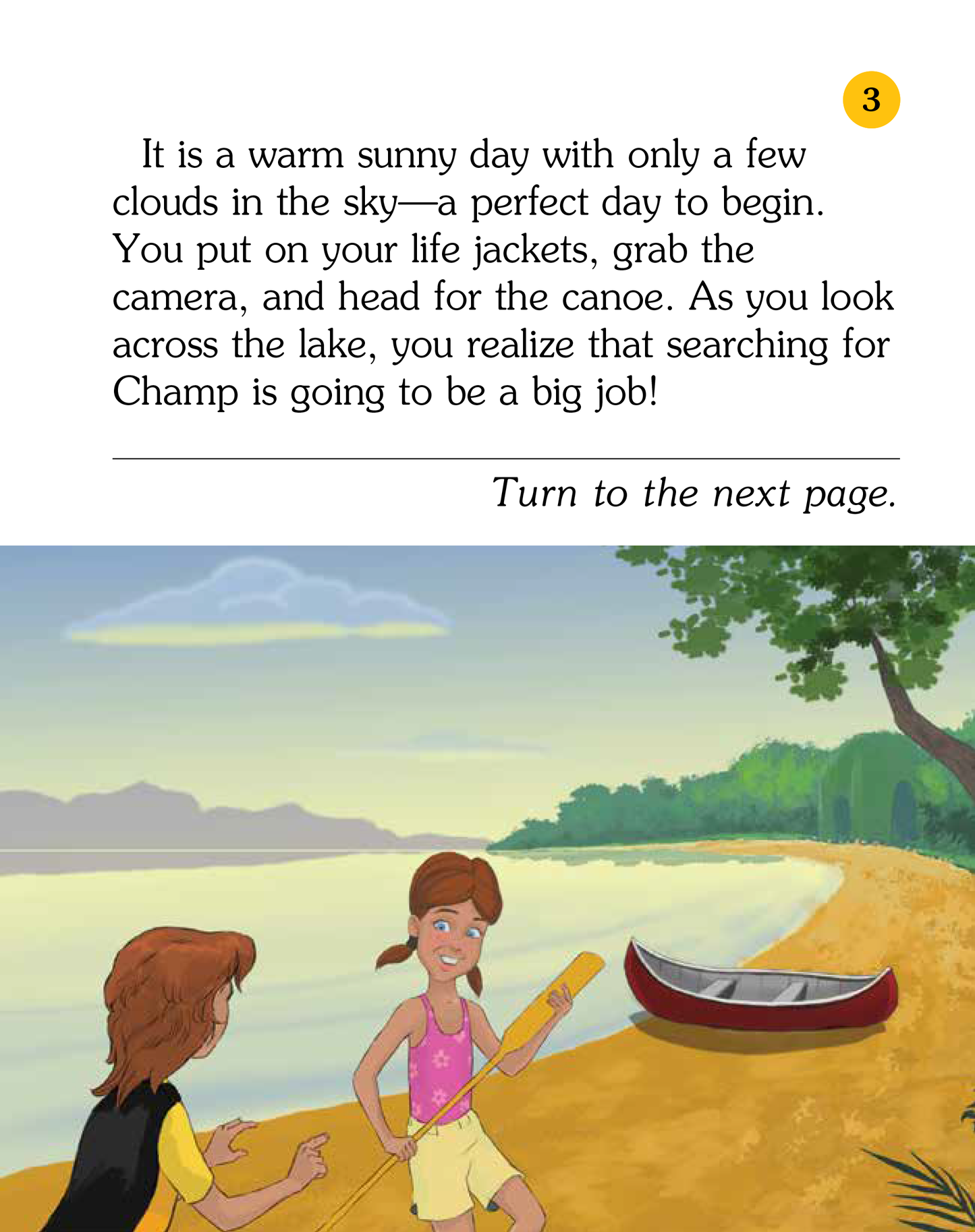 The Lake Monster Mystery, Children's Book