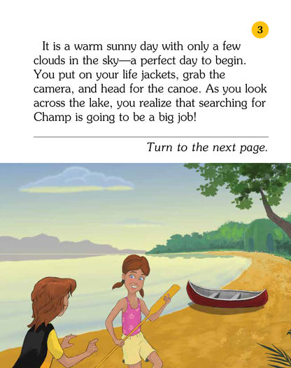 The Lake Monster Mystery, Children's Book