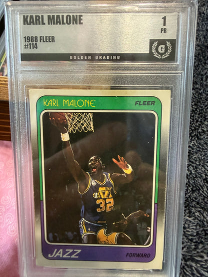Karl Malone basketball card