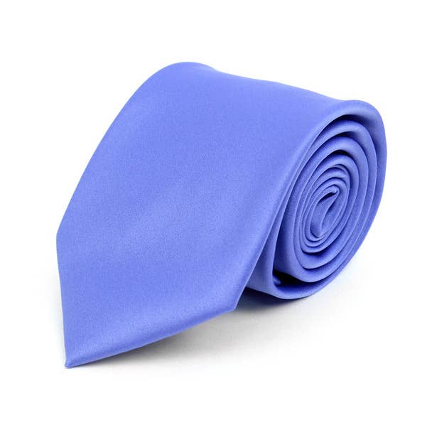 Poly Solid Satin Tie