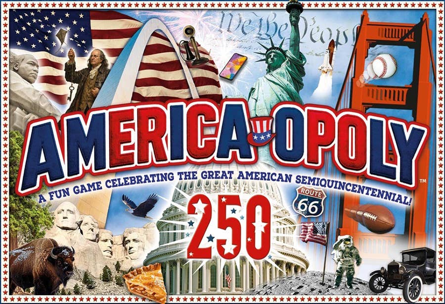 America-Opoly - 250th Anniversary Edition Board Game