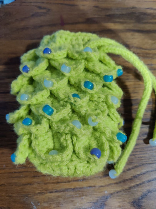 Green  Dragon Scale Bag