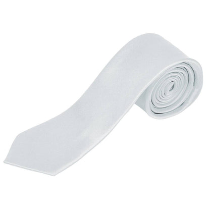[Promotion] Poly Satin Solid 2.5" Slim Tie