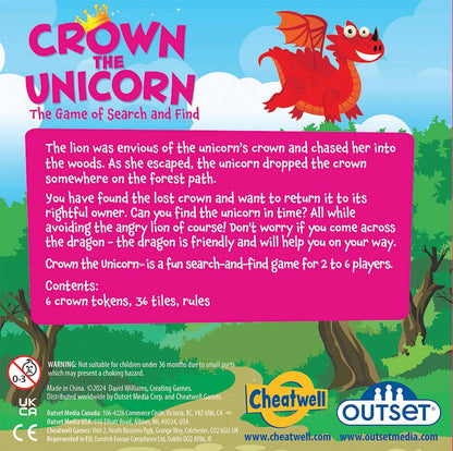 Crown the Unicorn Game (Ages 4+) 🦄✨