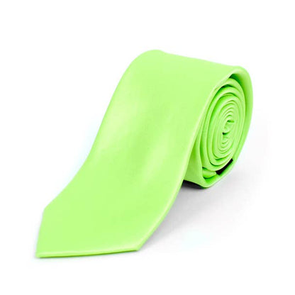 [Promotion] Poly Satin Solid 2.5" Slim Tie