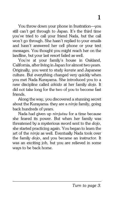 The Lost Ninja, Children's Book