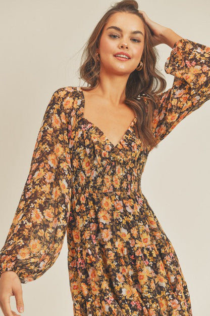 Floral Mini Dress
