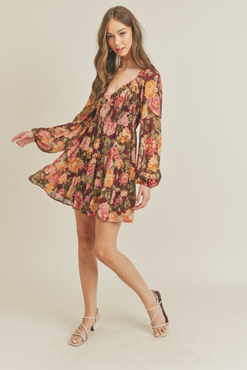Floral Mini Dress
