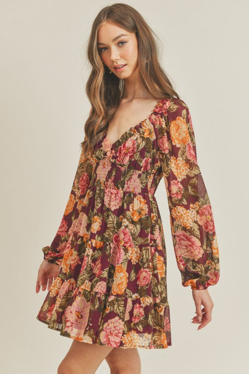 Floral Mini Dress