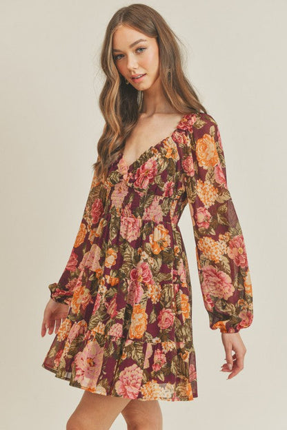 Floral Mini Dress