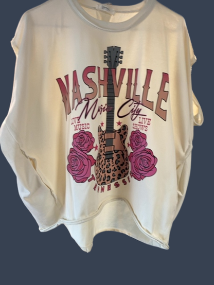 Oversized Nashville tee with pockets