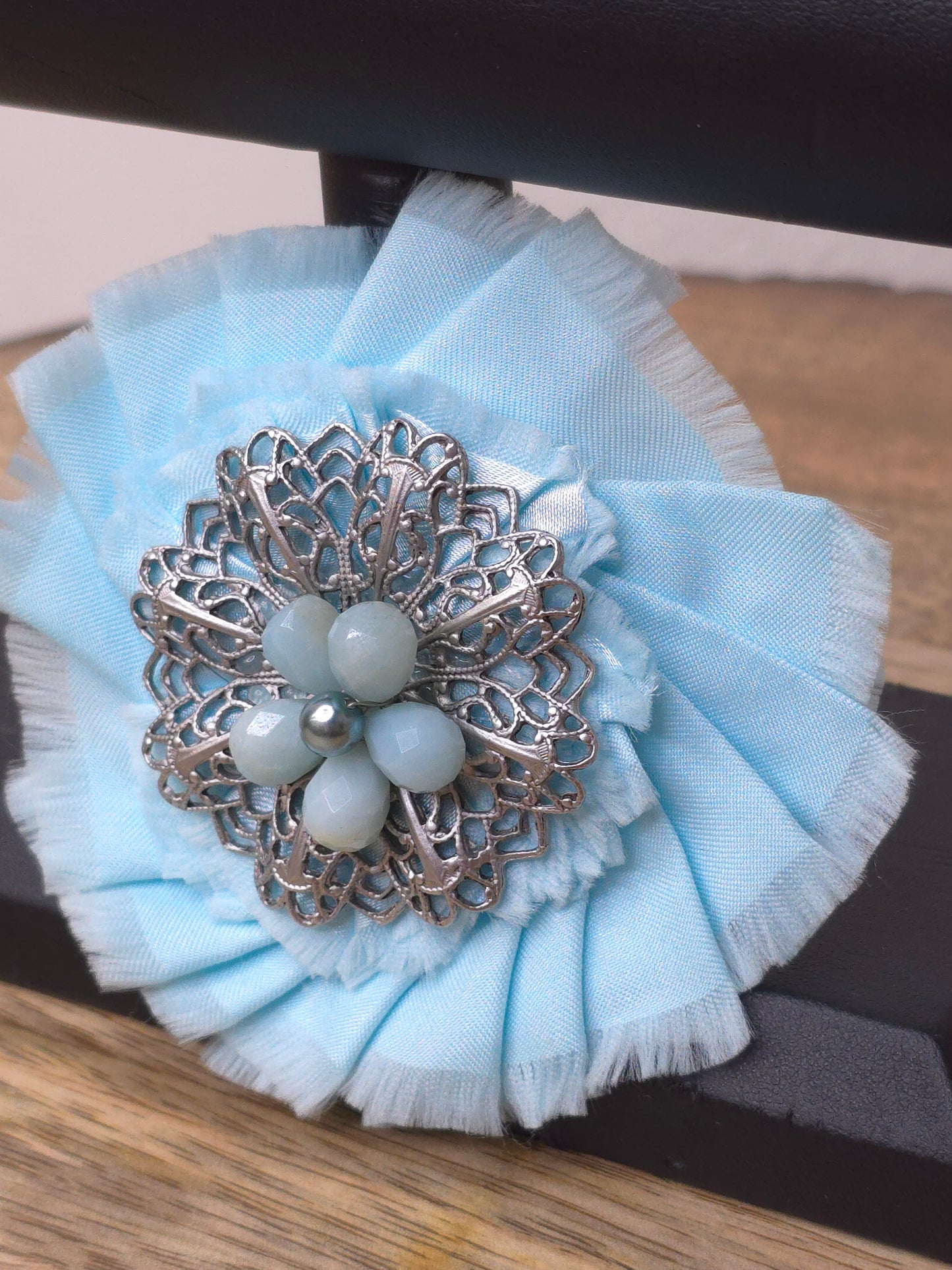 Fabric & Bead Pin