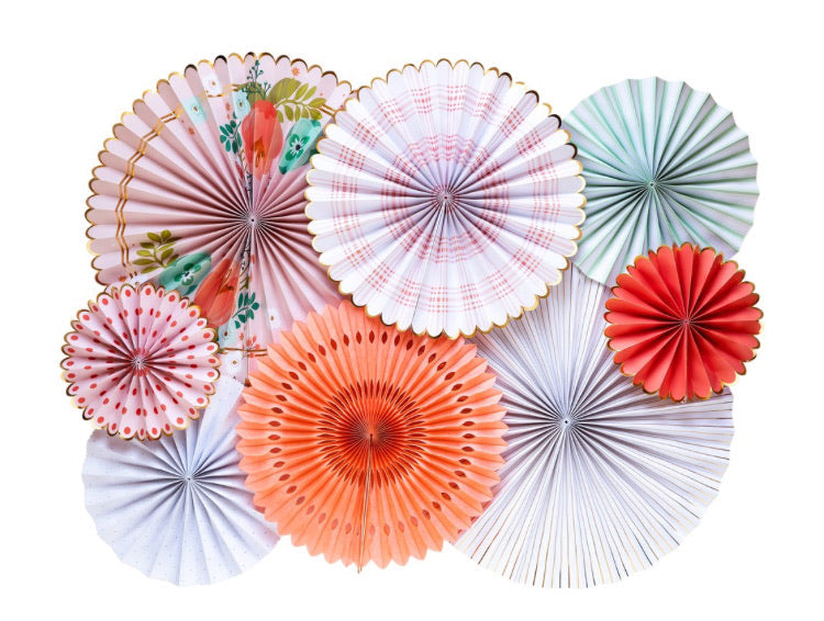 Garden Party Floral Party Fans