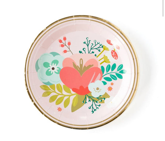 Garden Party Floral 7" Plate