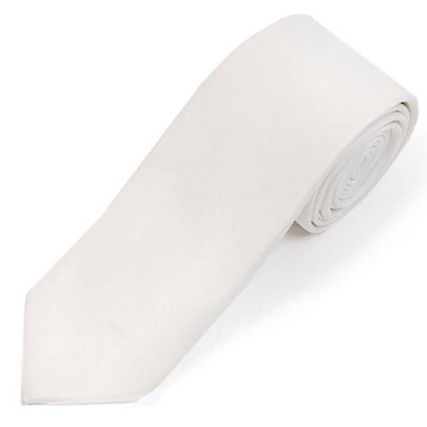 Poly Satin Solid 2.75" Slim Tie