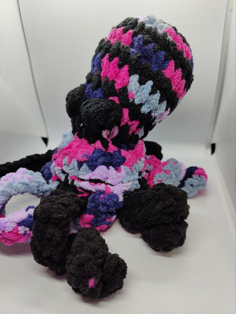Black  Angry Octopus