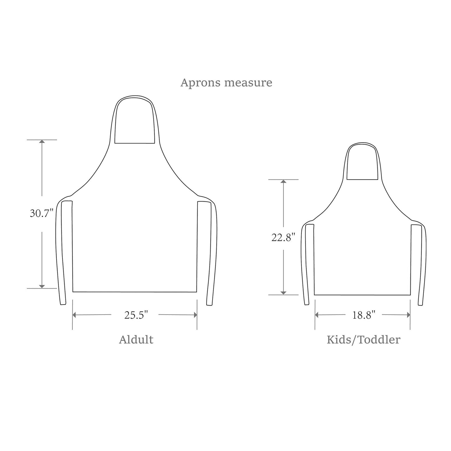 Family Christmas Kitchen Apron Red&Black Plaid 100% Cotton