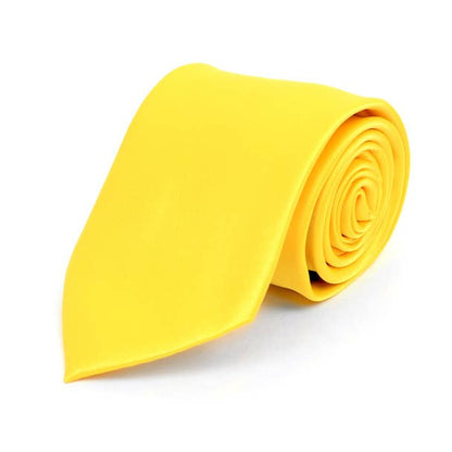 Poly Solid Satin Tie