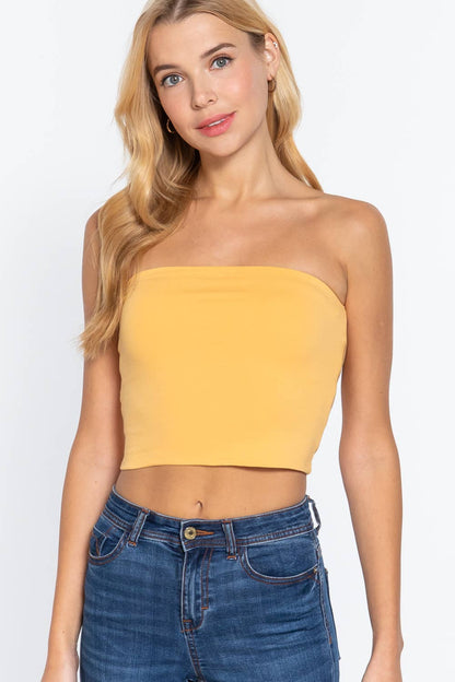 Fitted Crop Tube