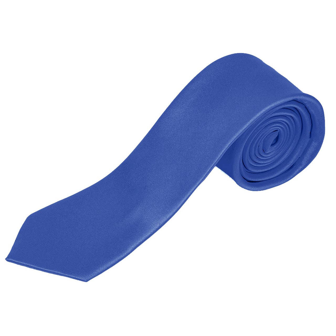 [Promotion] Poly Satin Solid 2.5" Slim Tie