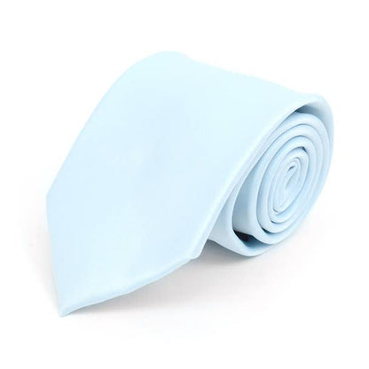 Poly Solid Satin Tie