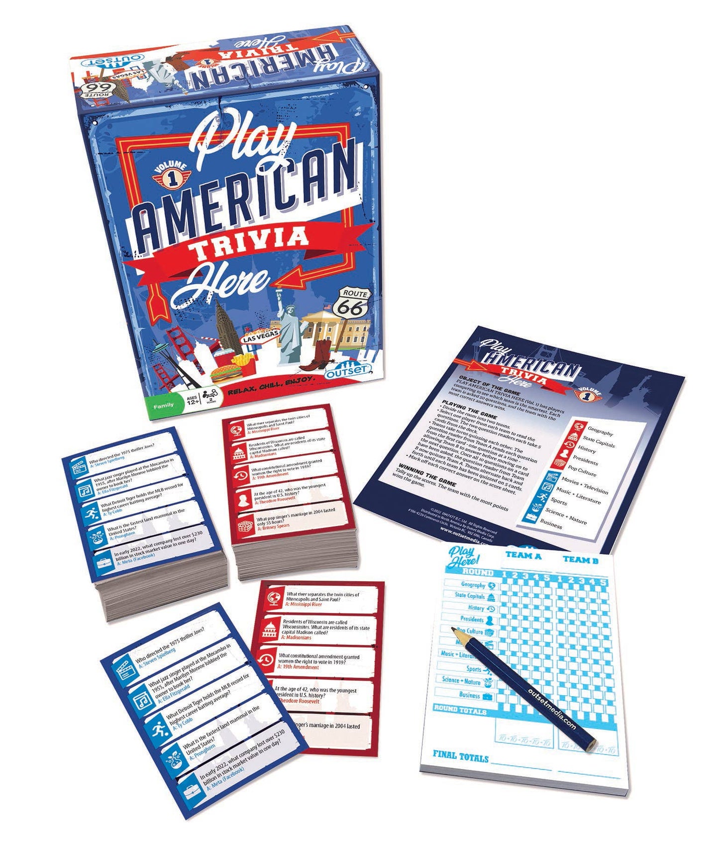 Play American Trivia Here Card Game - The Ultimate Challenge