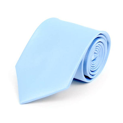 Poly Solid Satin Tie