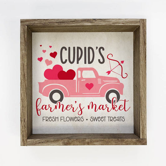 Cupid Truck Sign - Valentine's Day Home Decor
