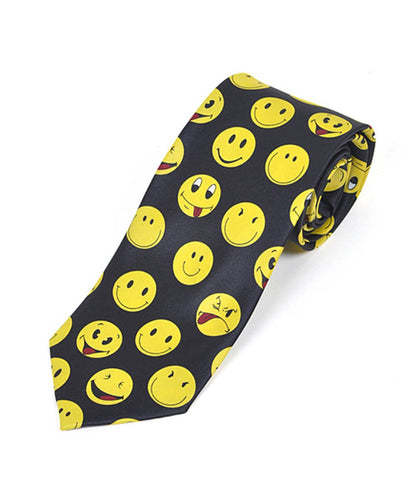 Smiley Faces Novelty Tie