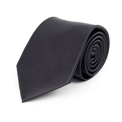Poly Solid Satin Tie