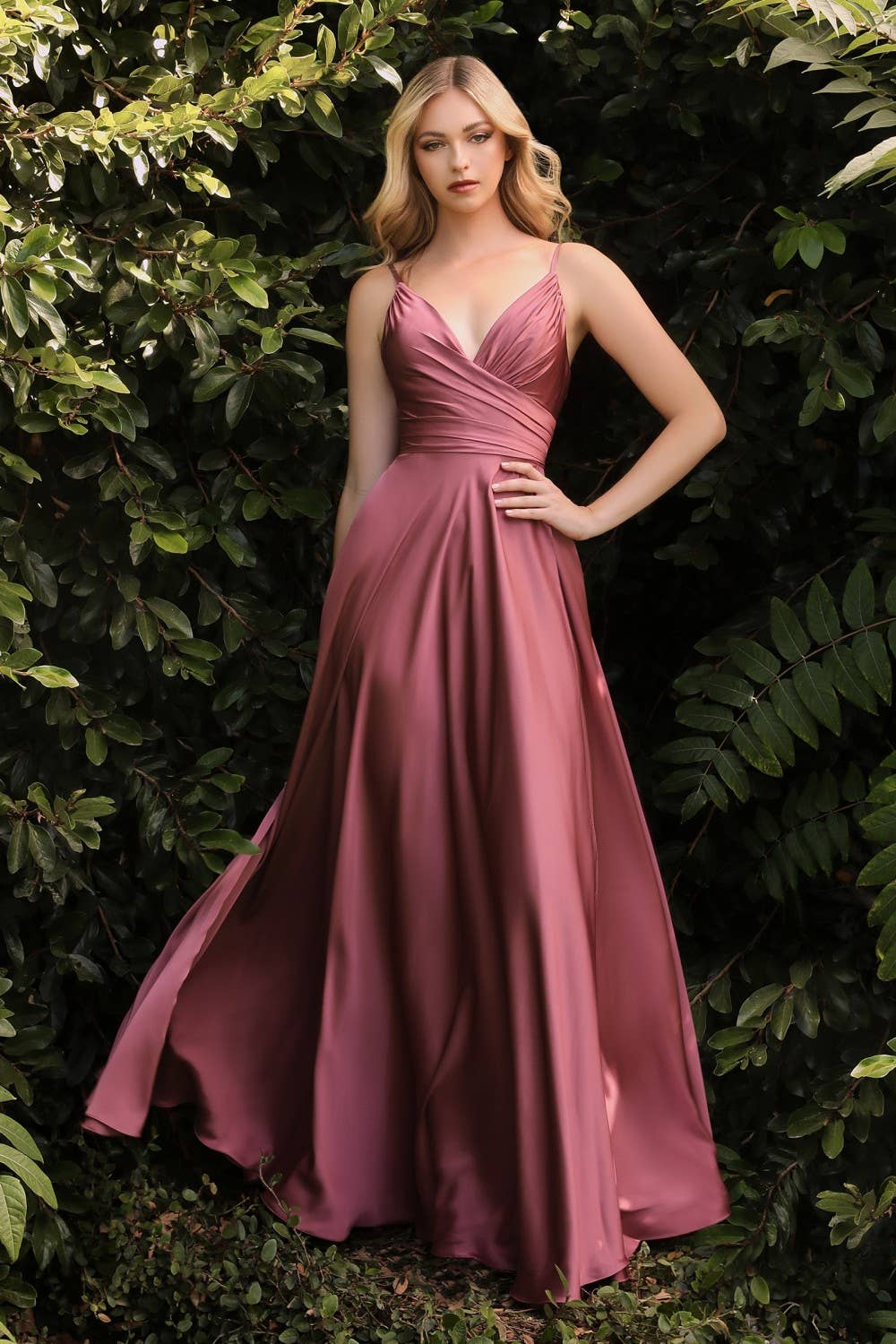 Satin A-Line Sweetheart