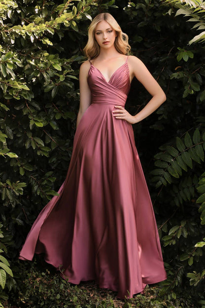 Satin A-Line Sweetheart