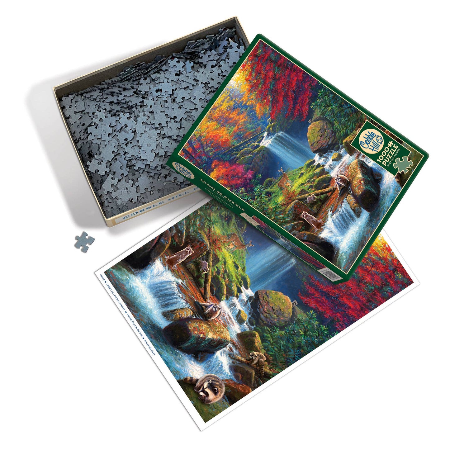 Mystic Falls in Autumn 1000pc puzzle