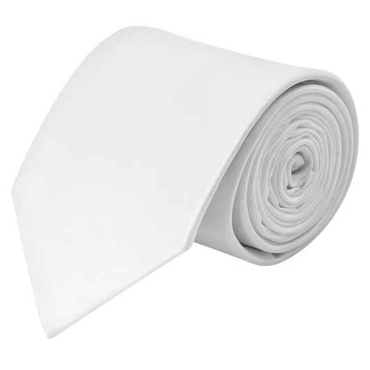 Poly Solid Satin Tie