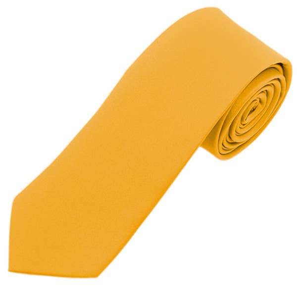 Poly Satin Solid 2.75" Slim Tie