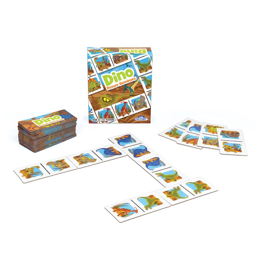 Picture Dominoes: Dino Game for Ages 3+